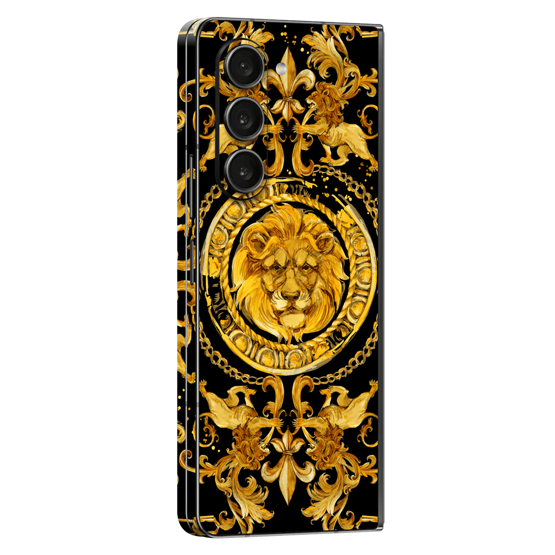 Samsung Galaxy Z Fold 5 (2023) Print Printed Custom SIGNATURE Baroque Gold Ornaments Skin Wrap Sticker Decal Cover Protector by EasySkinz | EasySkinz.com