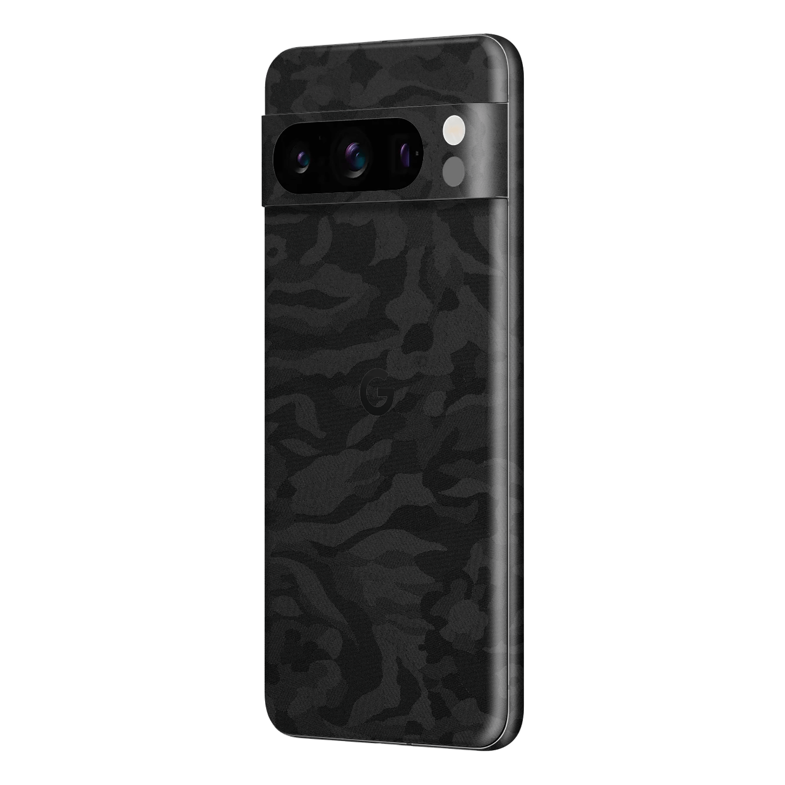 Google Pixel 8 PRO (2023) Luxuria Black 3D Textured Camo Camouflage Skin Wrap Decal Cover Protector by EasySkinz | EasySkinz.com