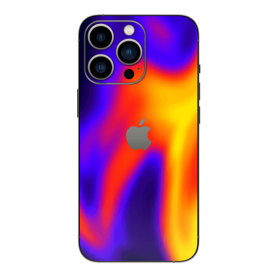 iPhone 15 Pro Max Print Printed Custom SIGNATURE Infrablaze Infrared Thermal Neon Skin Wrap Sticker Decal Cover Protector by QSKINZ | QSKINZ.COM