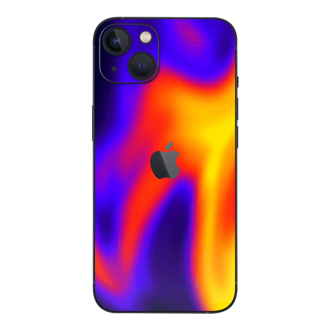 iPhone 15 Print Printed Custom SIGNATURE Infrablaze Infrared Thermal Neon Skin Wrap Sticker Decal Cover Protector by QSKINZ | QSKINZ.COM