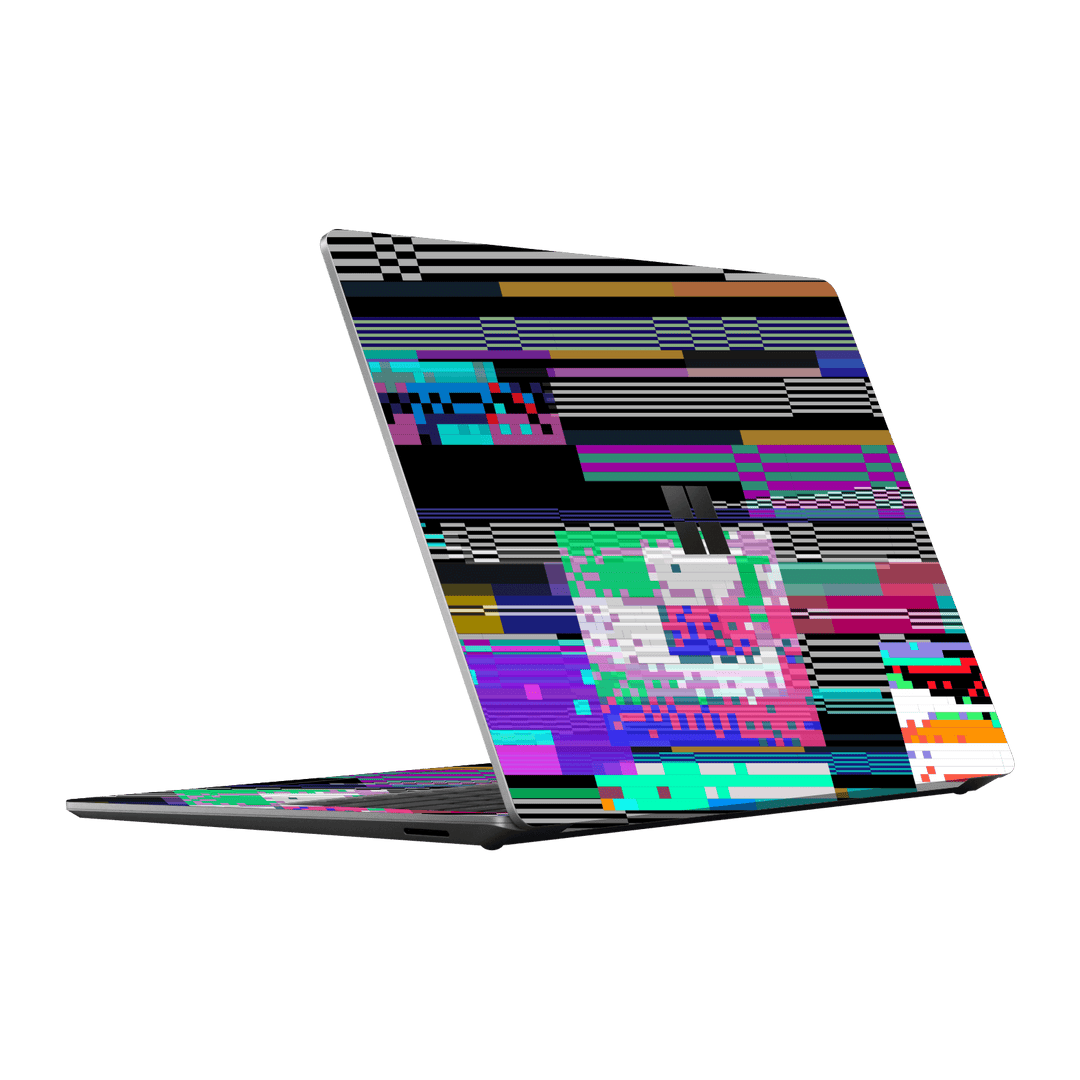 Surface Laptop 5, 15" Print Printed Custom SIGNATURE Glitchscape Glitch No Signal Colours Skin Wrap Sticker Decal Cover Protector by QSKINZ | QSKINZ.COM