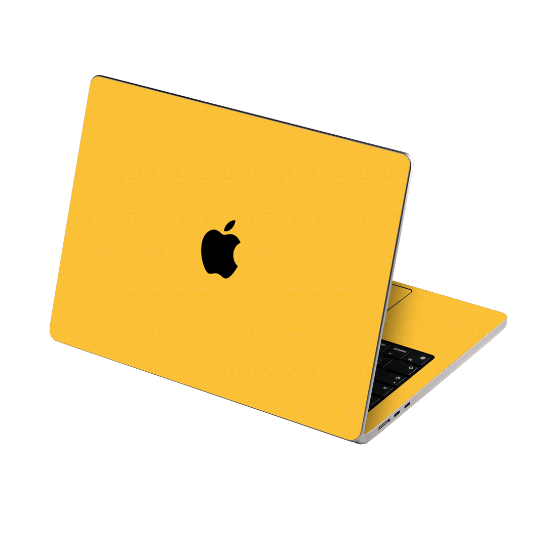 MacBook Air 15" (2023, M2) Luxuria Tuscany Yellow Matt 3D Textured Skin Wrap Sticker Decal Cover Protector by EasySkinz | EasySkinz.com