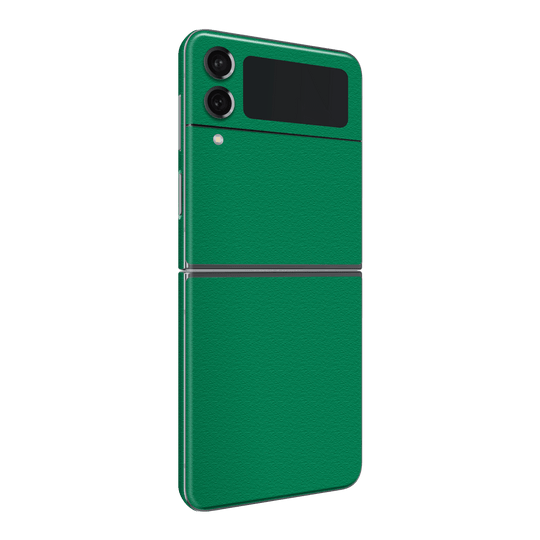 Samsung Galaxy Z Flip 4 (2022) Luxuria Veronese Green 3D Textured Skin Wrap Sticker Decal Cover Protector by EasySkinz | EasySkinz.com