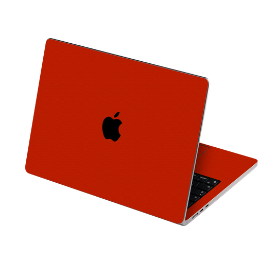 MacBook Air 13.6” (2022, M2) Luxuria Red Cherry Juice Matt 3D Textured Skin Wrap Sticker Decal Cover Protector by EasySkinz | EasySkinz.com