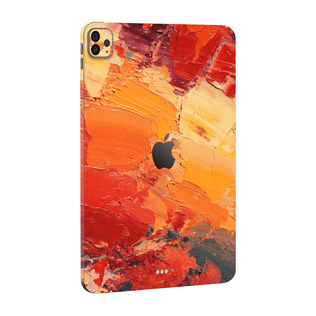 iPad PRO 11" (M2, 2022) Print Printed Custom SIGNATURE Sunset in Oia Painting Skin Wrap Sticker Decal Cover Protector by EasySkinz | EasySkinz.com