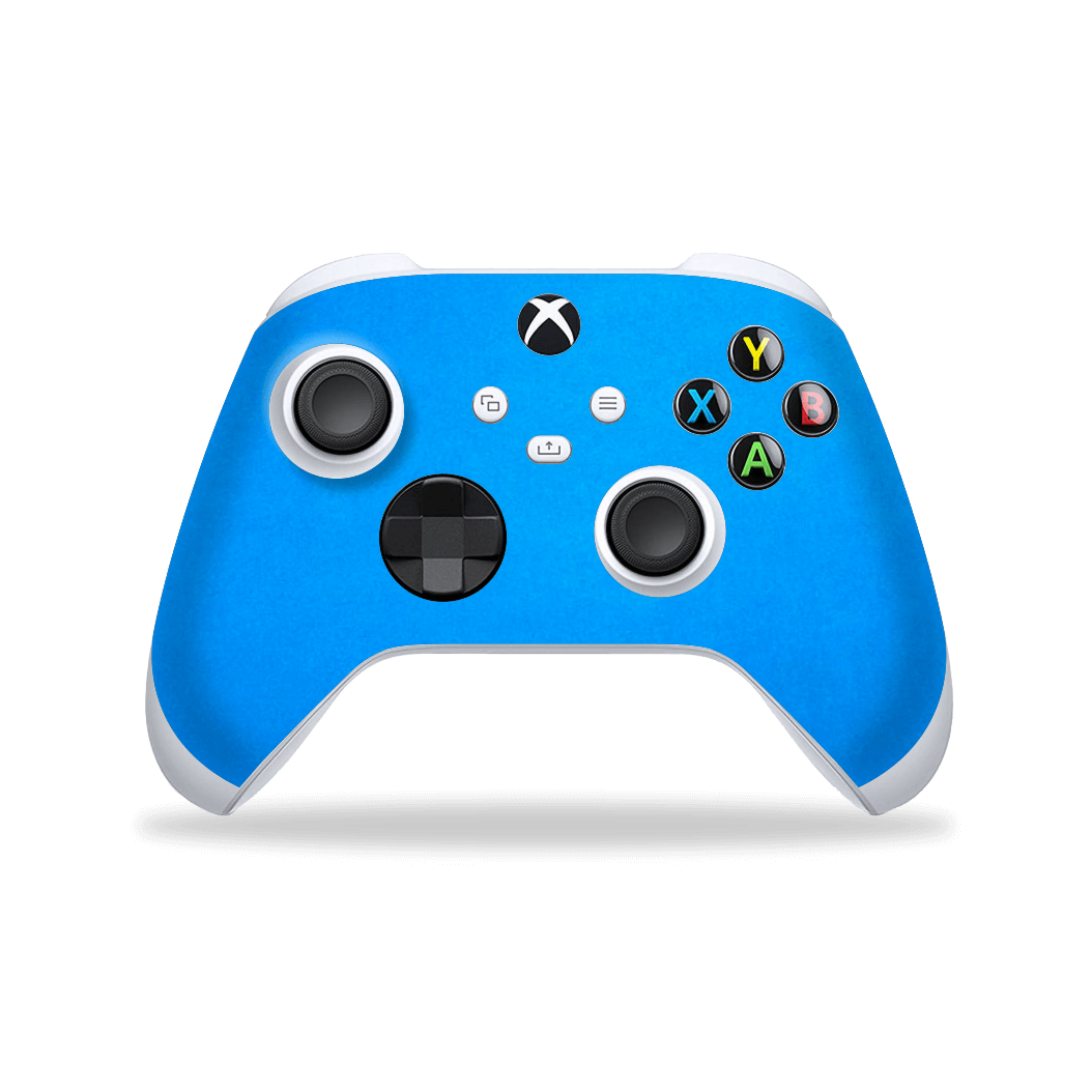 XBOX Series S Controller SATIN BLUE Skin, Wrap - Main Image