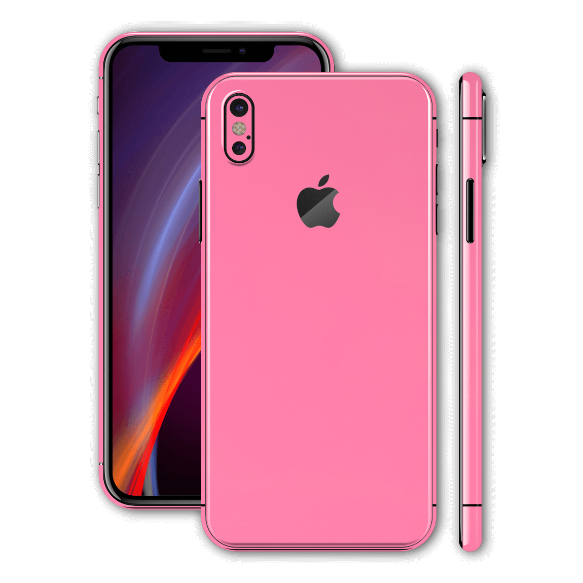 iPhone XS MAX GLOSSY HOT PINK Skin / Wrap / Decal – Qskinz™ iPhone XS MAX GLOSSY HOT PINK Skin / Wrap / Decal – Qskinz™