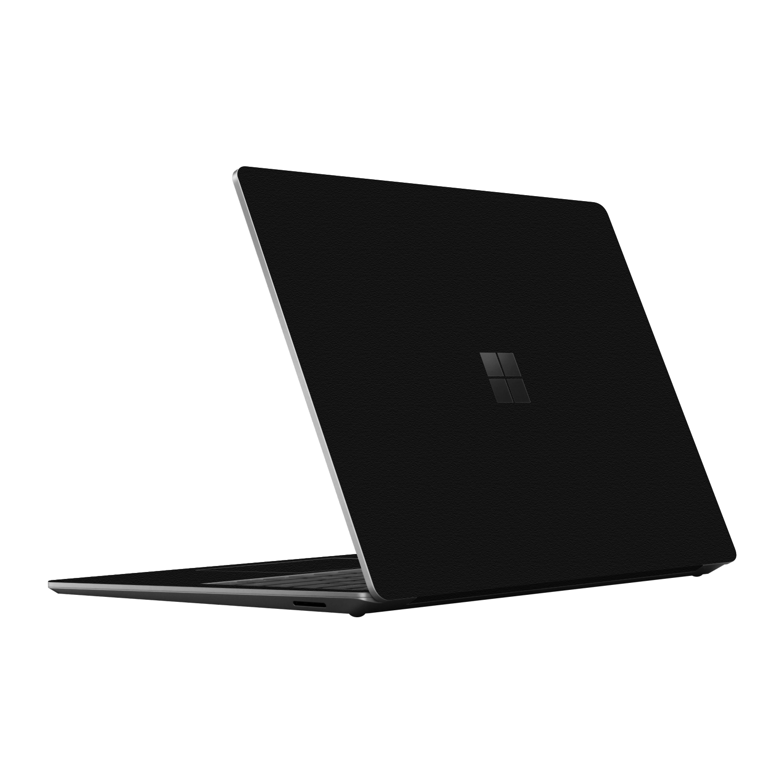 Microsoft Surface Laptop Go 3 Luxuria Raven Black Matt 3D Textured Skin Wrap Sticker Decal Cover Protector by EasySkinz | EasySkinz.com