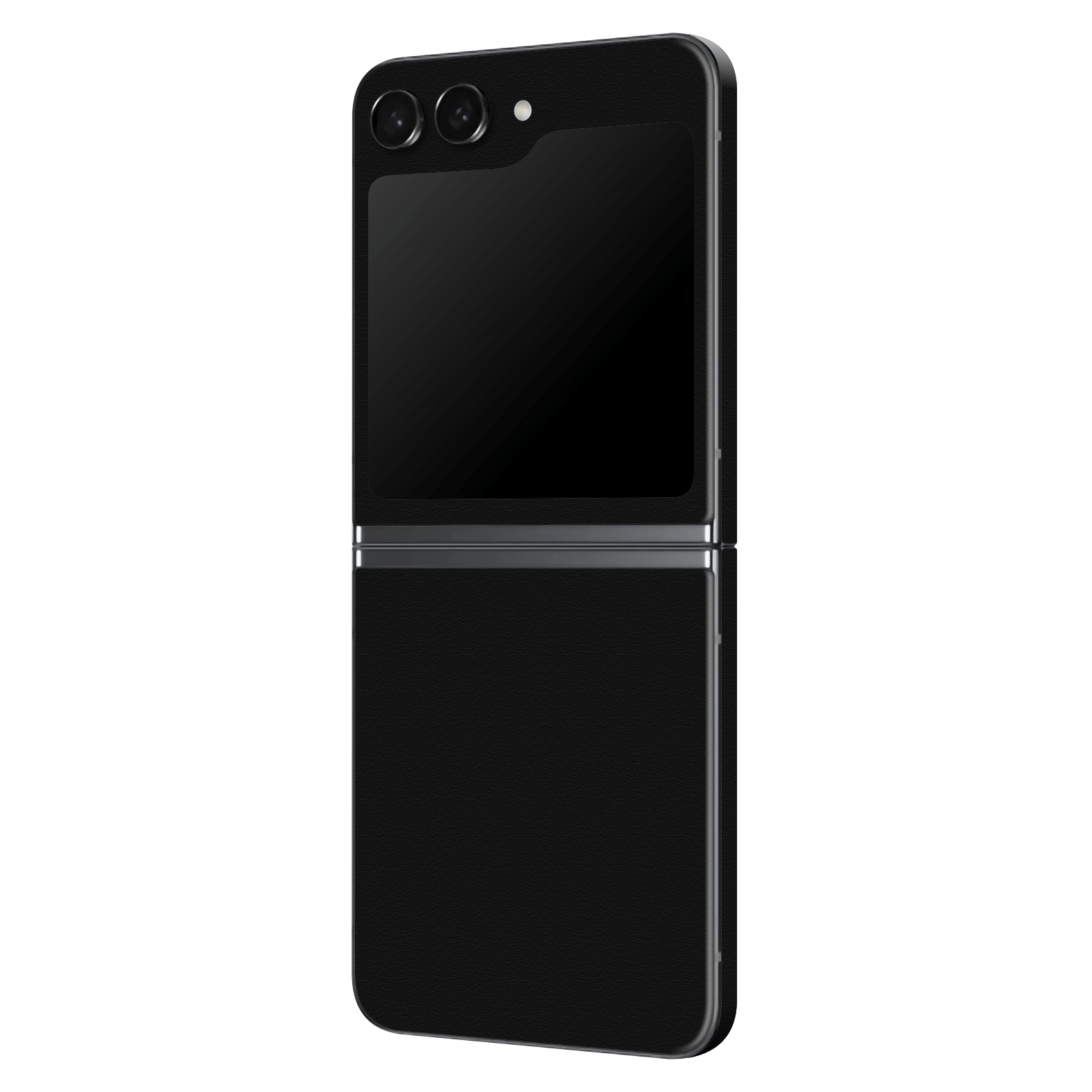 Samsung Galaxy Z Flip 5 (2023) Luxuria Raven Black Matt 3D Textured Skin Wrap Sticker Decal Cover Protector by EasySkinz | EasySkinz.com
