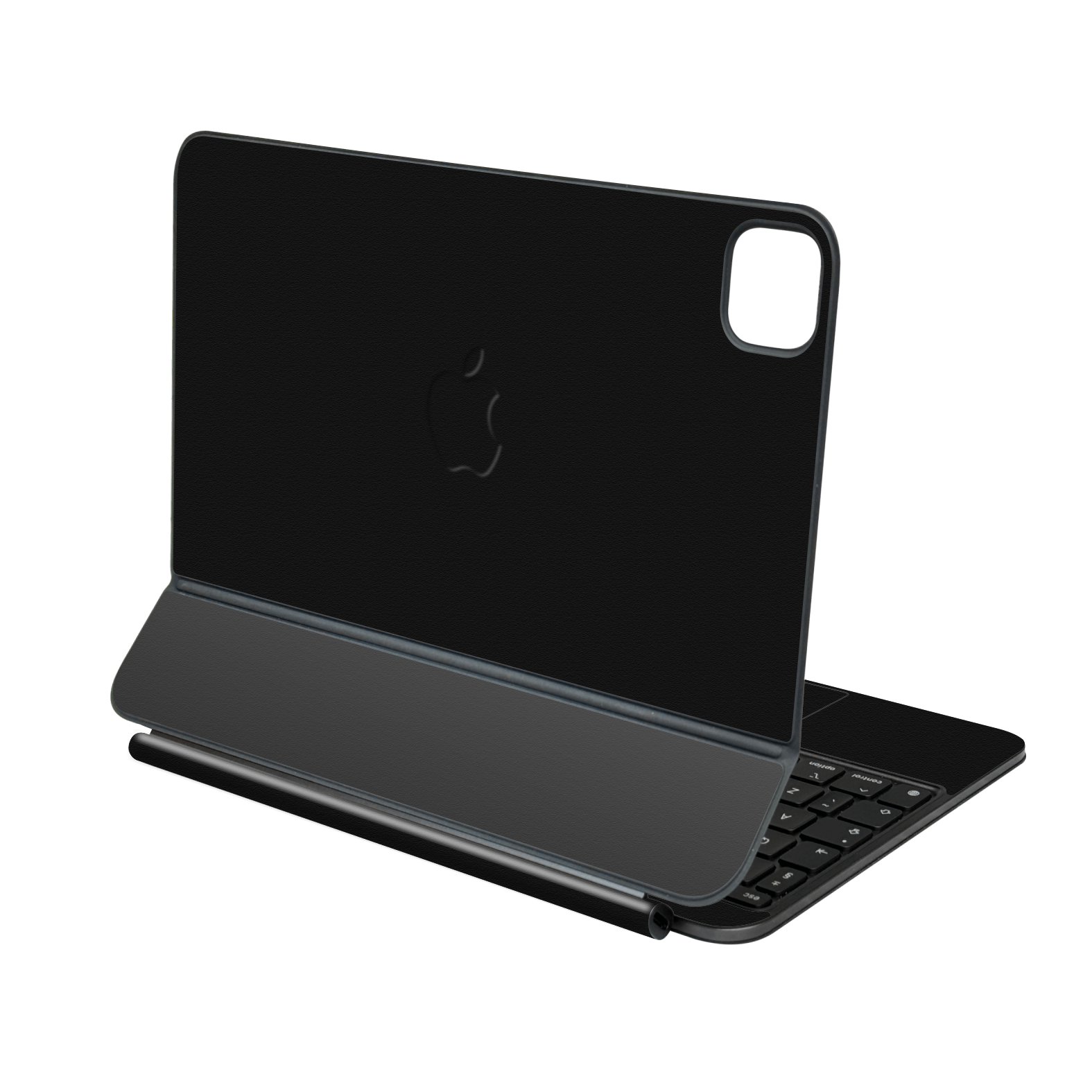 Magic Keyboard for iPad Pro 11” (M4, 2024) Luxuria Raven Black Matt 3D Textured Skin Wrap Sticker Decal Cover Protector by QSKINZ | qskinz.com