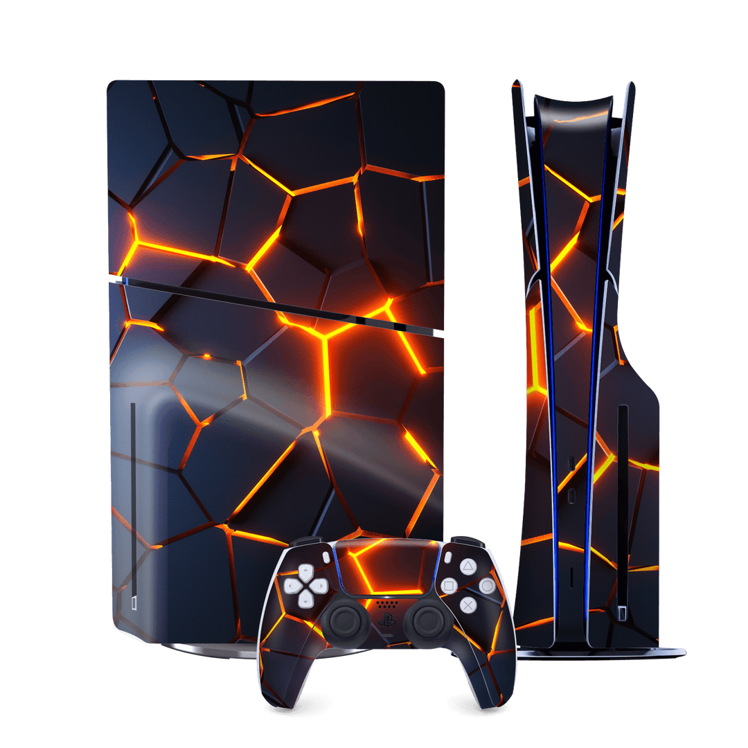 PS5 Slim (DISC Edition) SIGNATURE The Core Skin The Core: 01 1x Controller Skin
