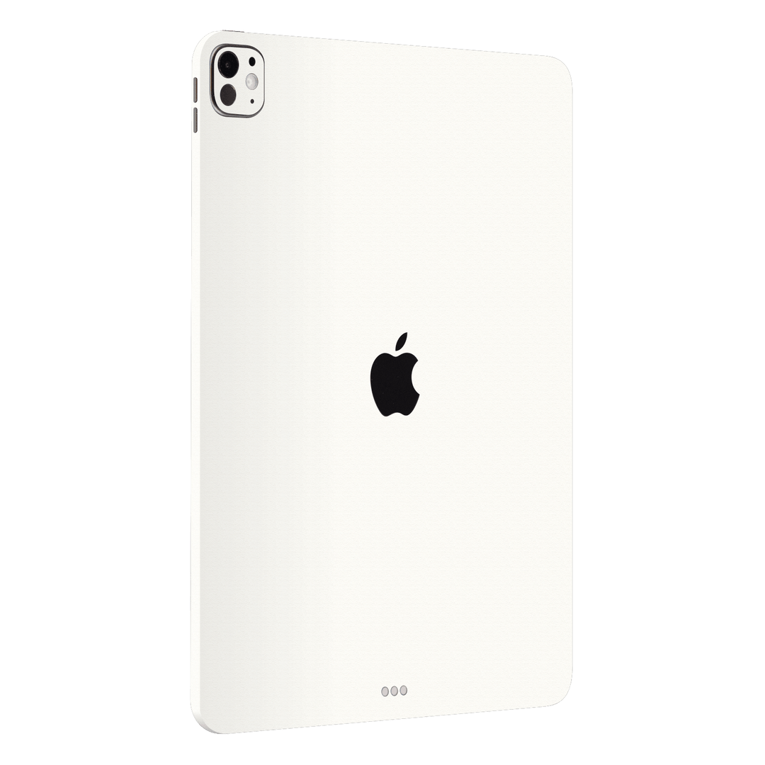 iPad Pro 11” (M4) Luxuria Daisy White Matt 3D Textured Skin Wrap Sticker Decal Cover Protector by QSKINZ | qskinz.com
