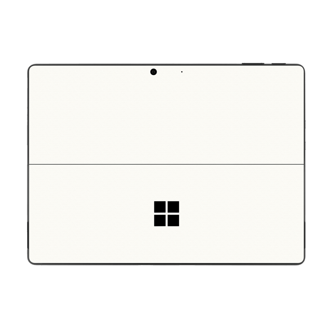 Microsoft Surface Pro 9 Luxuria Daisy White Matt 3D Textured Skin Wrap Sticker Decal Cover Protector by EasySkinz | EasySkinz.com