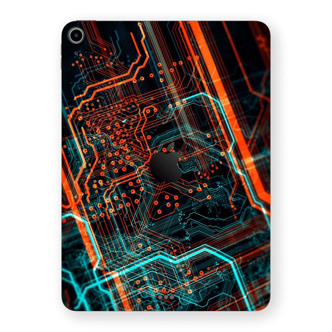 iPad Air 13” (M2) Print Printed Custom SIGNATURE NEON PCB Board Skin Wrap Sticker Decal Cover Protector by QSKINZ | qskinz.com