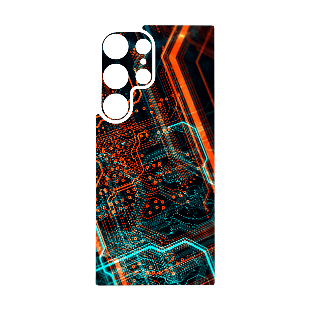 Galaxy S24 ULTRA Qcaze - SIGNATURE NEON PCB Board (Case + Skin Kit)