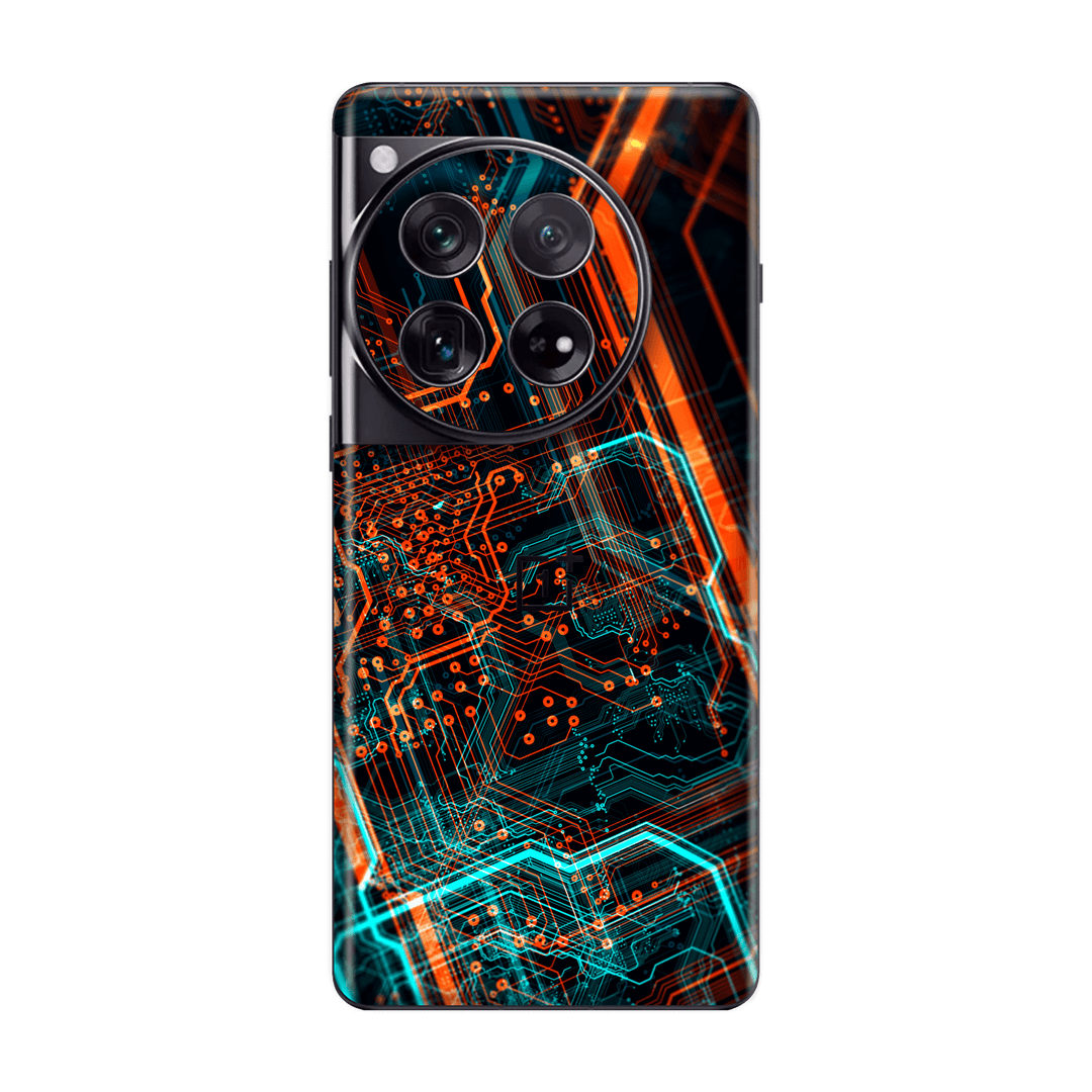 OnePlus 12 Print Printed Custom SIGNATURE NEON PCB Board Skin Wrap Sticker Decal Cover Protector by QSKINZ | qskinz.com