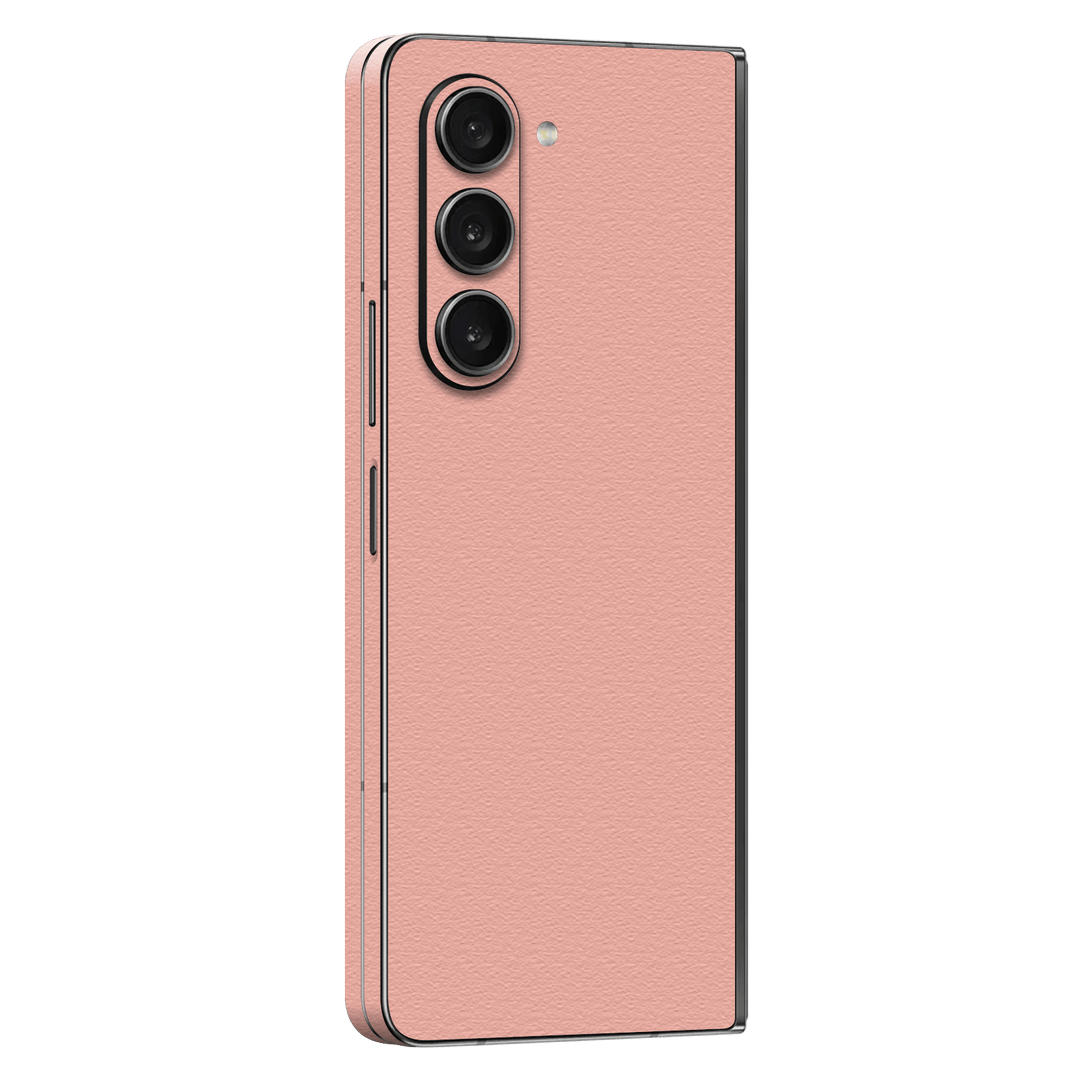 Samsung Galaxy Z Fold 5 (2023) Luxuria Soft Pink 3D Textured Skin Wrap Sticker Decal Cover Protector by EasySkinz | EasySkinz.com