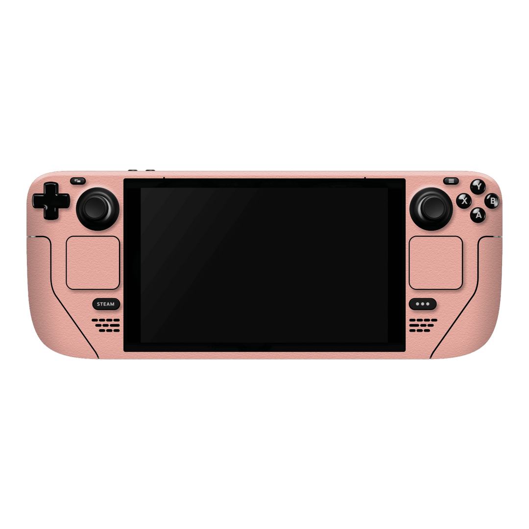 Steam Deck OLED Luxuria Soft Pink 3D Textured Skin Wrap Sticker Decal Cover Protector by EasySkinz | EasySkinz.com