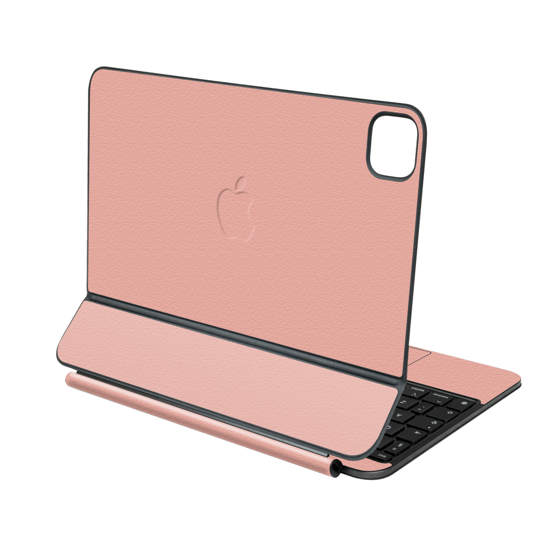 Magic Keyboard for iPad PRO 11” (M4, 2024) Luxuria Soft Pink 3D Textured Skin Wrap Sticker Decal Cover Protector by QSKINZ | qskinz.com