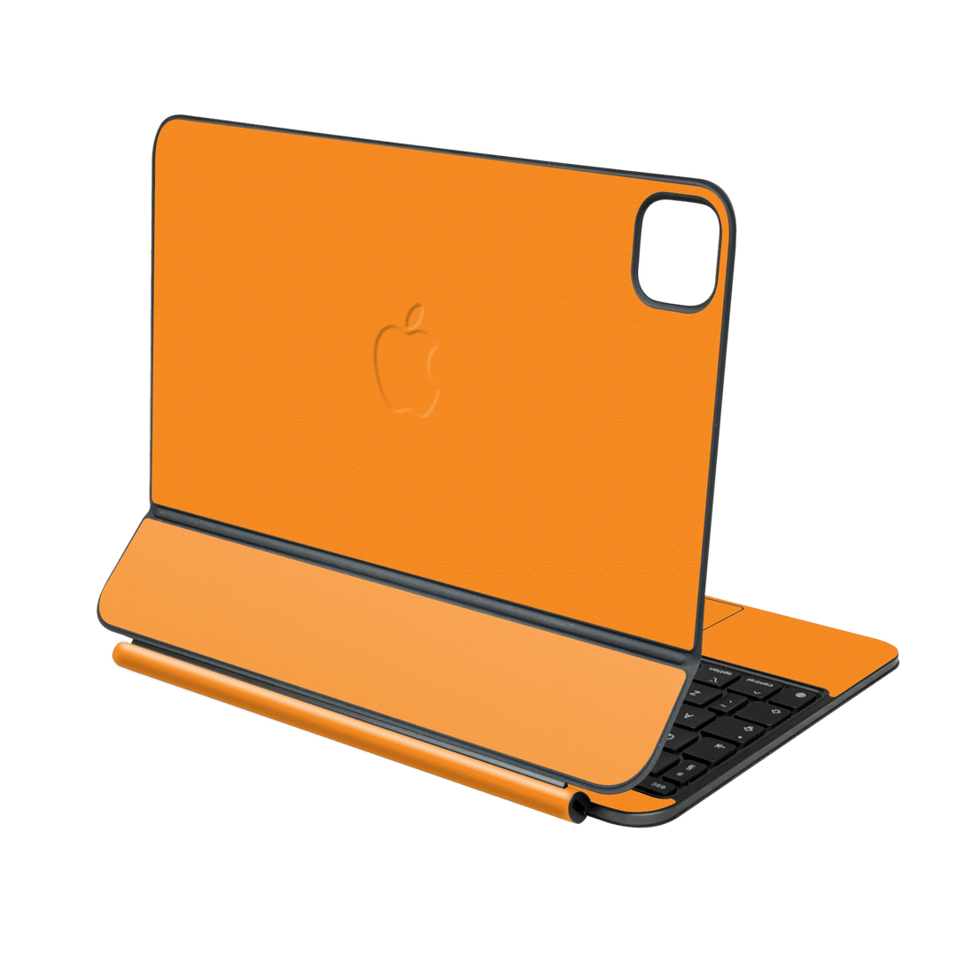 Magic Keyboard for iPad PRO 11” (M4, 2024) Luxuria Sunrise Orange Matt 3D Textured Skin Wrap Sticker Decal Cover Protector by QSKINZ | qskinz.com