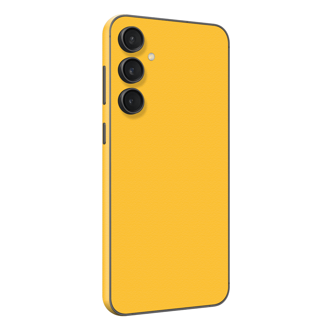 Samsung Galaxy S23 (FE) Luxuria Tuscany Yellow Matt 3D Textured Skin Wrap Sticker Decal Cover Protector by EasySkinz | EasySkinz.com