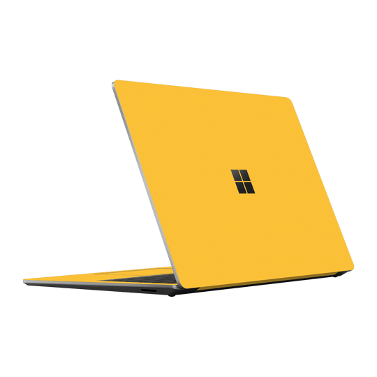 Microsoft Surface Laptop Go 3 Luxuria Tuscany Yellow Matt 3D Textured Skin Wrap Sticker Decal Cover Protector by EasySkinz | EasySkinz.com