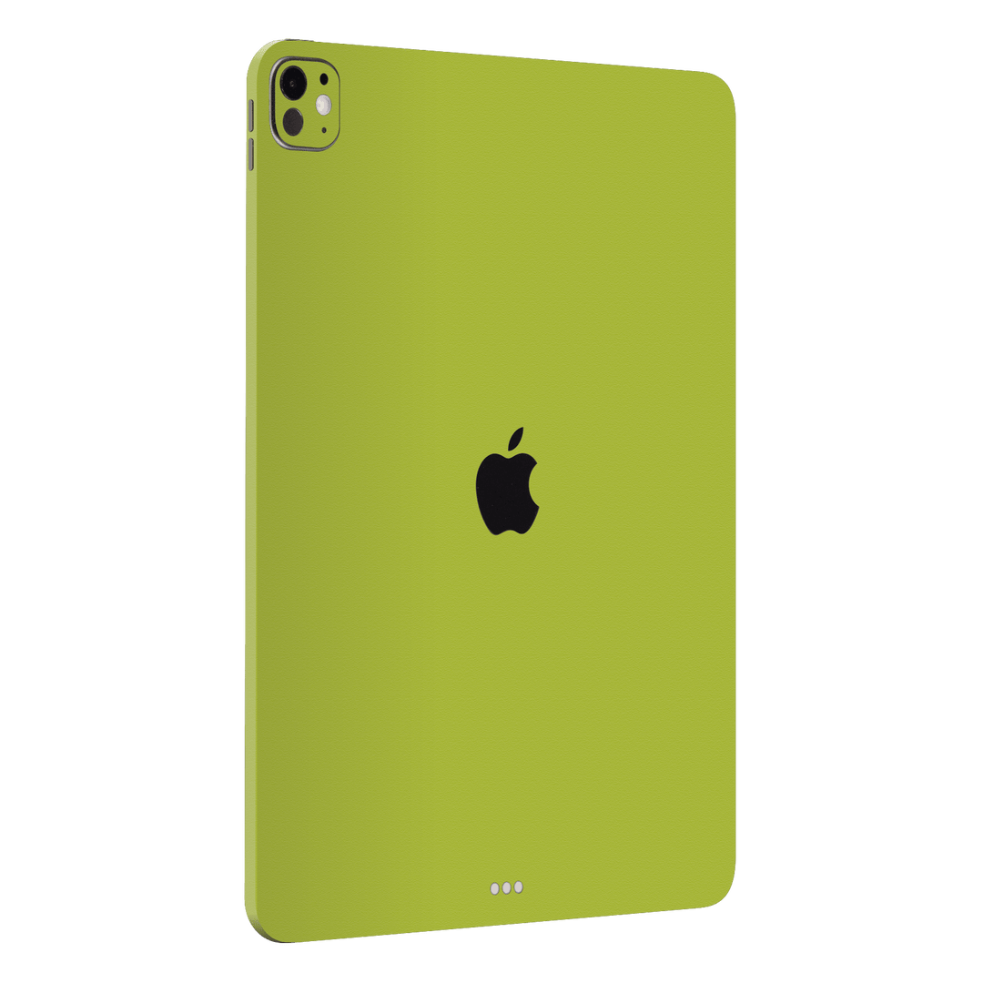 iPad PRO 13" (M4) Luxuria Lime Green Matt 3D Textured Skin Wrap Sticker Decal Cover Protector by QSKINZ | qskinz.com