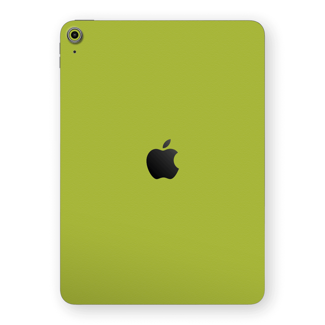 iPad 10.9” (10th Gen, 2022) Luxuria Lime Green Matt 3D Textured Skin Wrap Sticker Decal Cover Protector by EasySkinz | EasySkinz.com