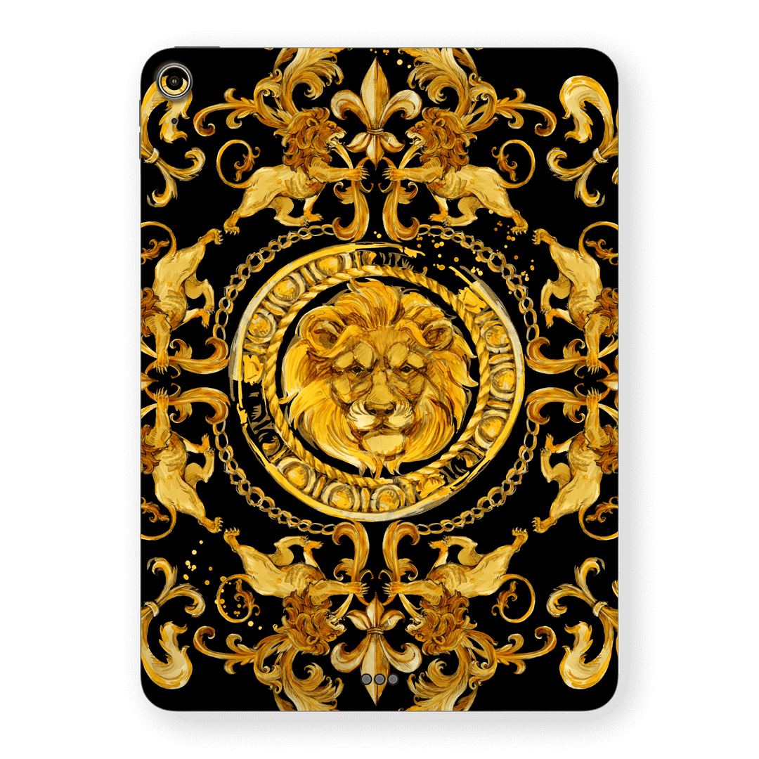 iPad Air 11” (M2) Print Printed Custom SIGNATURE Baroque Gold Ornaments Skin Wrap Sticker Decal Cover Protector by QSKINZ | qskinz.com