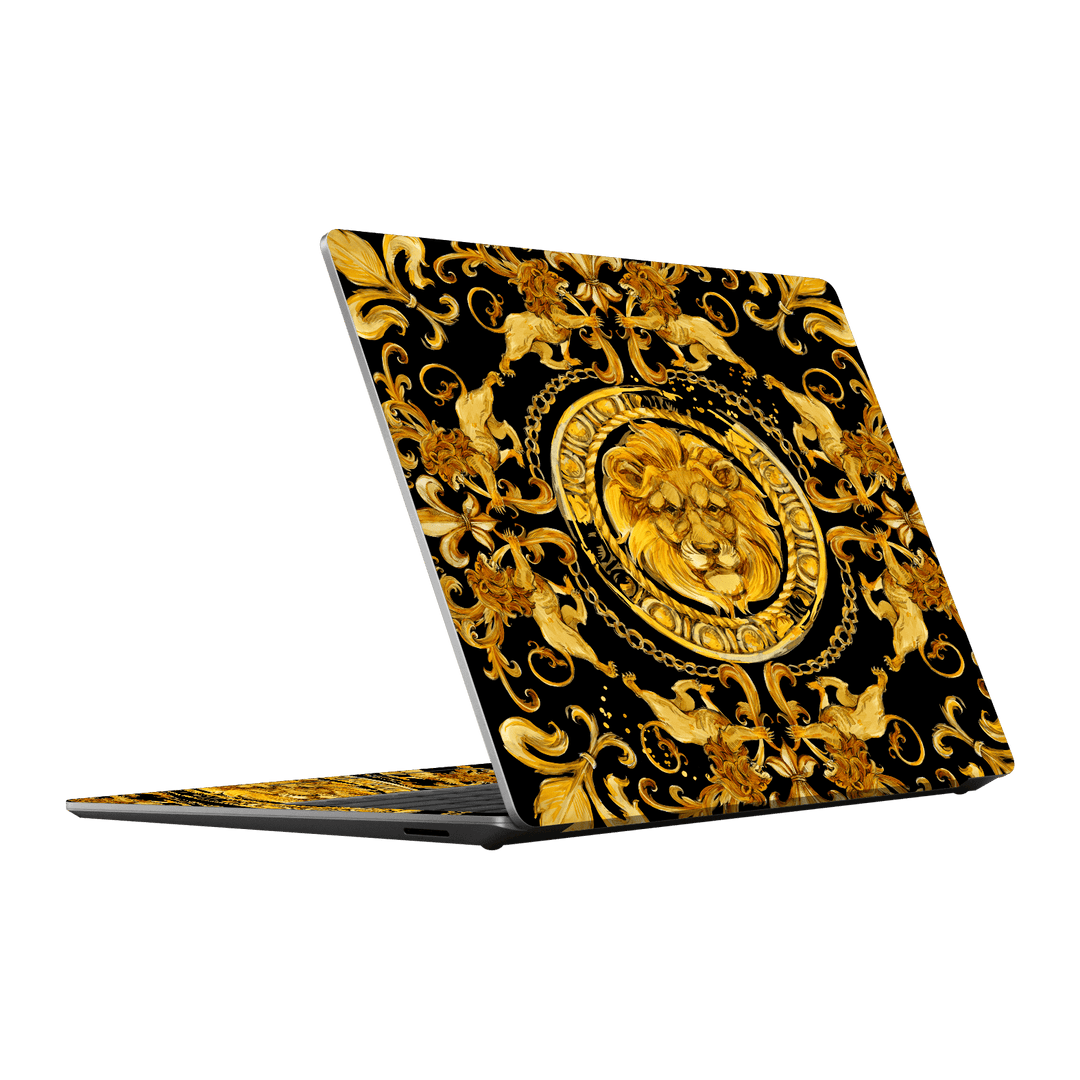 Microsoft Surface Laptop 5, 15" Print Printed Custom SIGNATURE Baroque Gold Ornaments Skin Wrap Sticker Decal Cover Protector by EasySkinz | EasySkinz.com