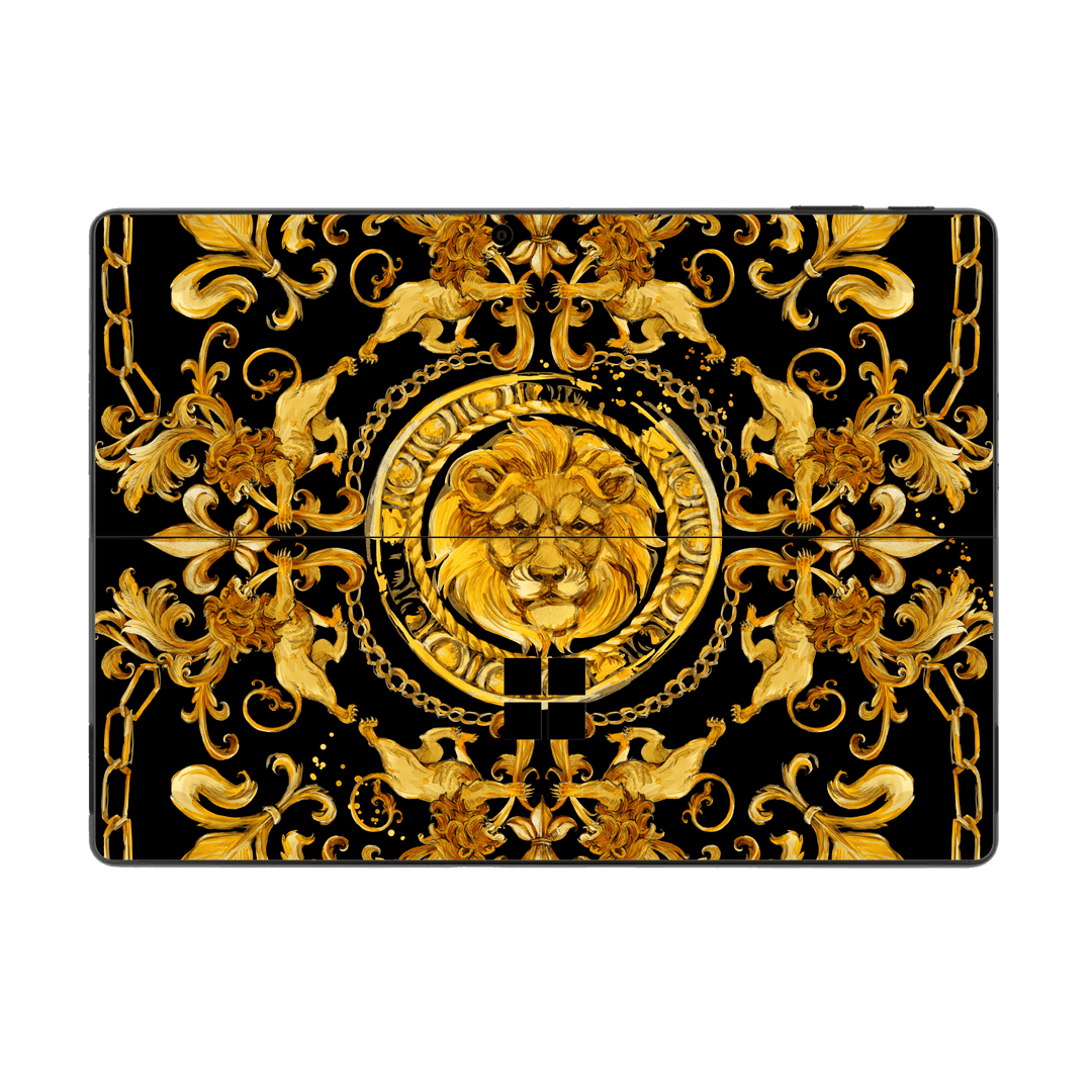 Microsoft Surface Pro 9 Print Printed Custom SIGNATURE Baroque Gold Ornaments Skin Wrap Sticker Decal Cover Protector by EasySkinz | EasySkinz.com