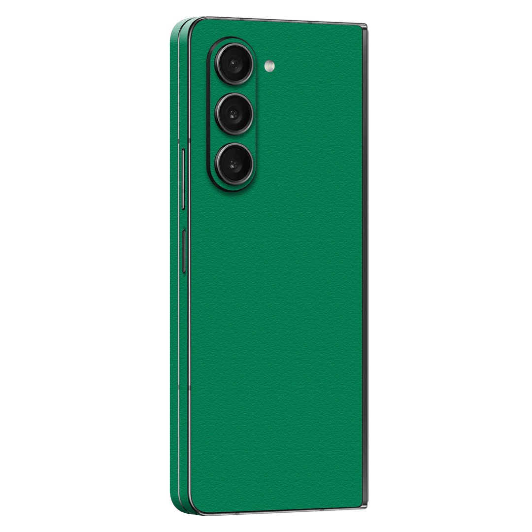 Samsung Galaxy Z Fold 5 (2023) Luxuria Veronese Green 3D Textured Skin Wrap Sticker Decal Cover Protector by EasySkinz | EasySkinz.com