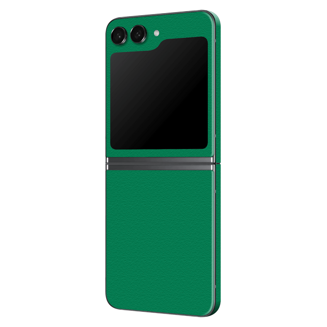 Samsung Galaxy Z Flip 5 (2023) Luxuria Veronese Green 3D Textured Skin Wrap Sticker Decal Cover Protector by EasySkinz | EasySkinz.com