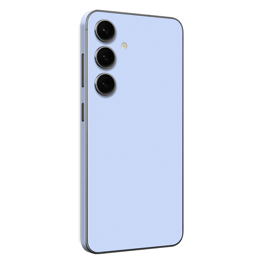 Samsung Galaxy S24+ PLUS Luxuria August Pastel Blue 3D Textured Skin Wrap Sticker Decal Cover Protector by EasySkinz | EasySkinz.com