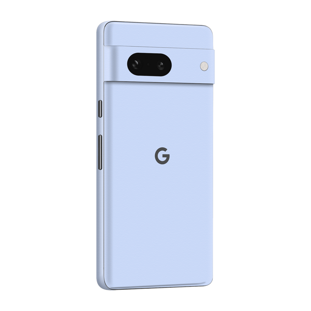 Google Pixel 7a (2023) Luxuria August Pastel Blue 3D Textured Skin Wrap Sticker Decal Cover Protector by EasySkinz | EasySkinz.com