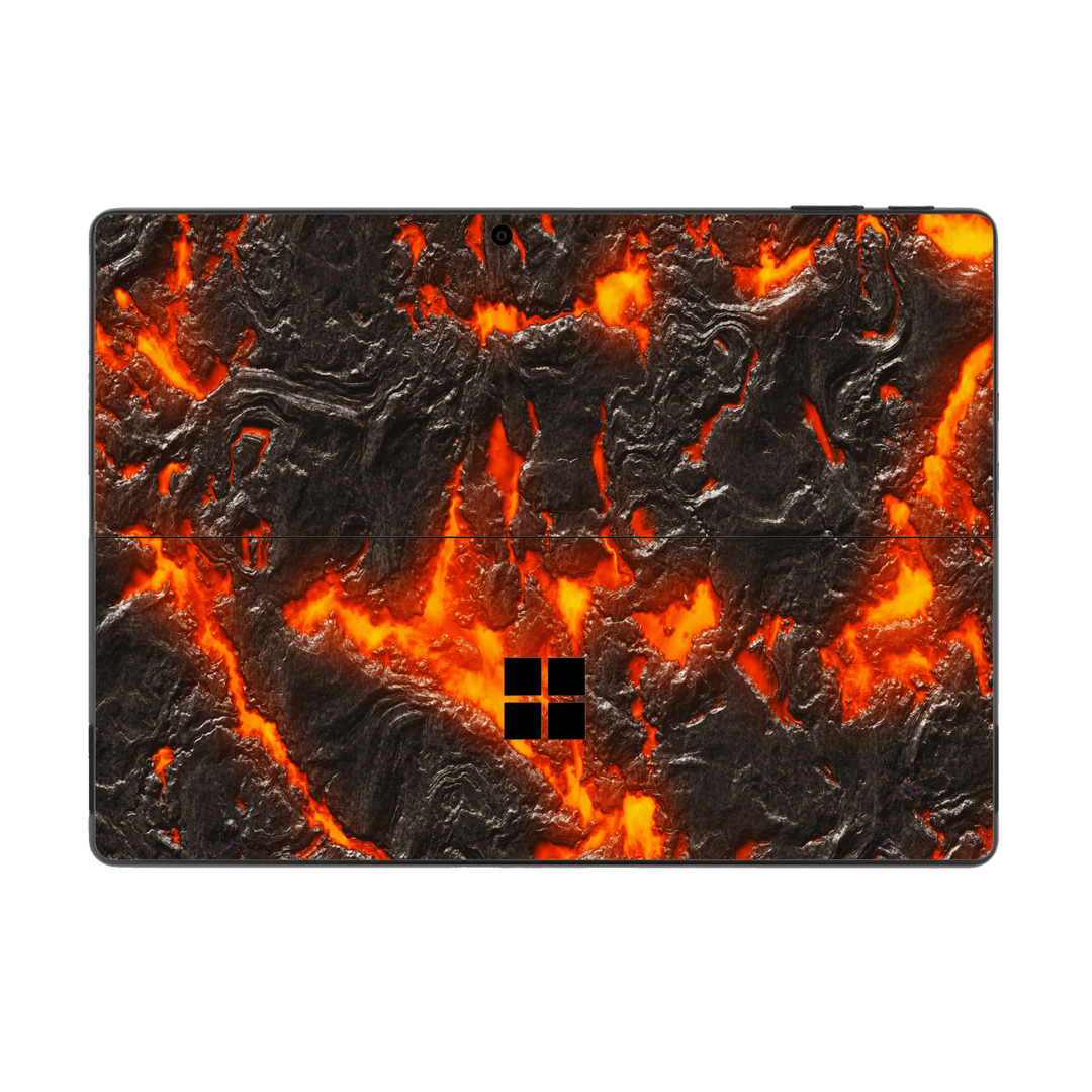 Microsoft Surface Pro 9 Print Printed Custom SIGNATURE Magma Lava Skin Wrap Sticker Decal Cover Protector by EasySkinz | EasySkinz.com