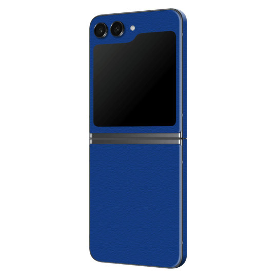 Samsung Galaxy Z Flip 5 (2023) Luxuria Admiral Blue 3D Textured Skin Wrap Sticker Decal Cover Protector by EasySkinz | EasySkinz.com