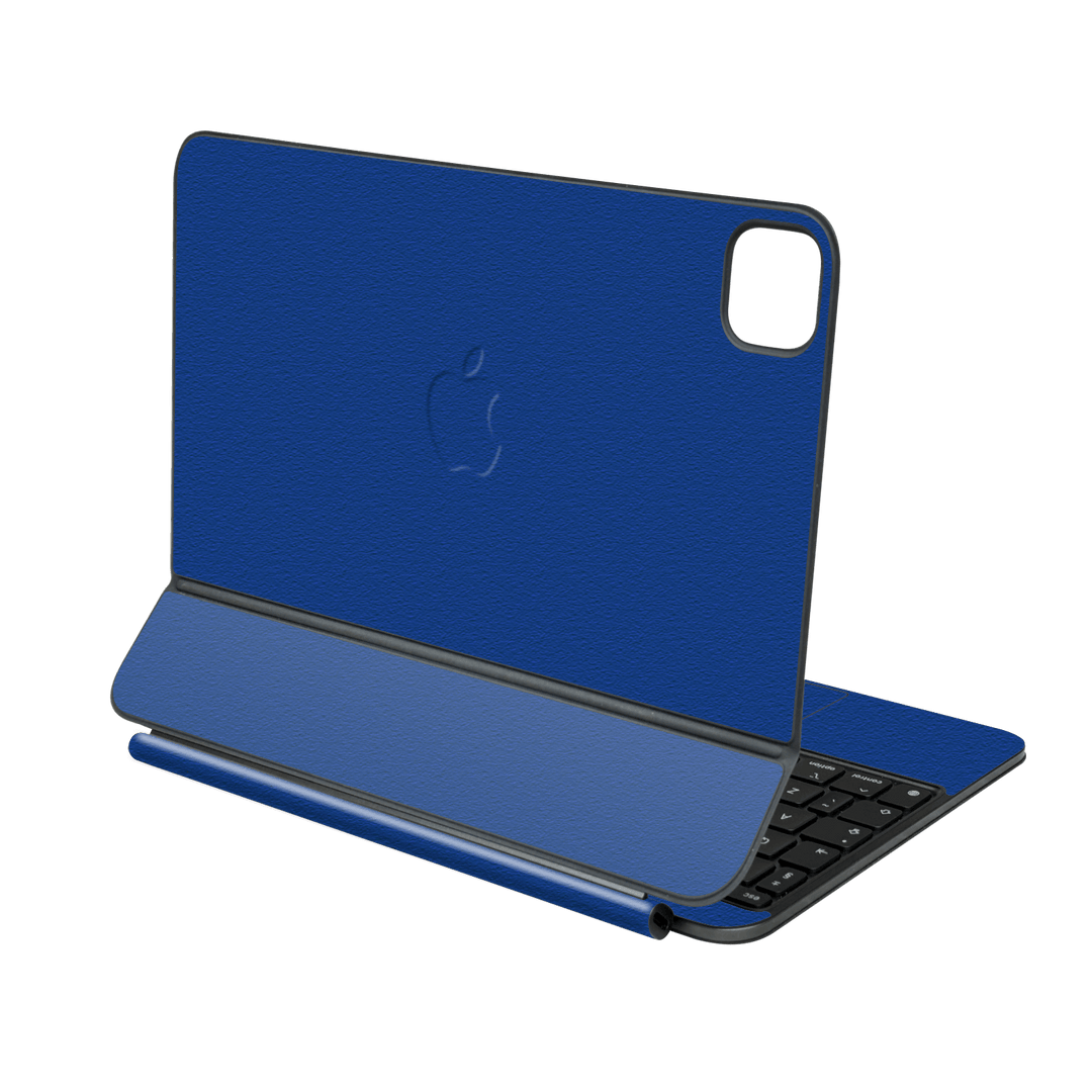 Magic Keyboard for iPad PRO 11” (M4, 2024) Luxuria Admiral Blue 3D Textured Skin Wrap Sticker Decal Cover Protector by QSKINZ | qskinz.com