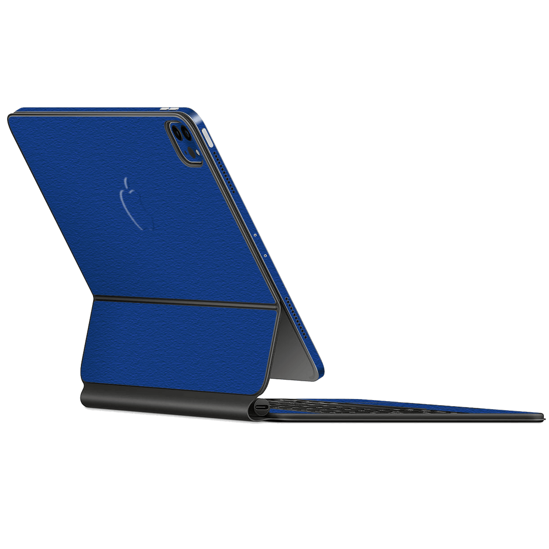 Magic Keyboard for iPad Pro 12.9" M2 (6th Gen, 2022) Luxuria Admiral Blue 3D Textured Skin Wrap Sticker Decal Cover Protector by EasySkinz | EasySkinz.com