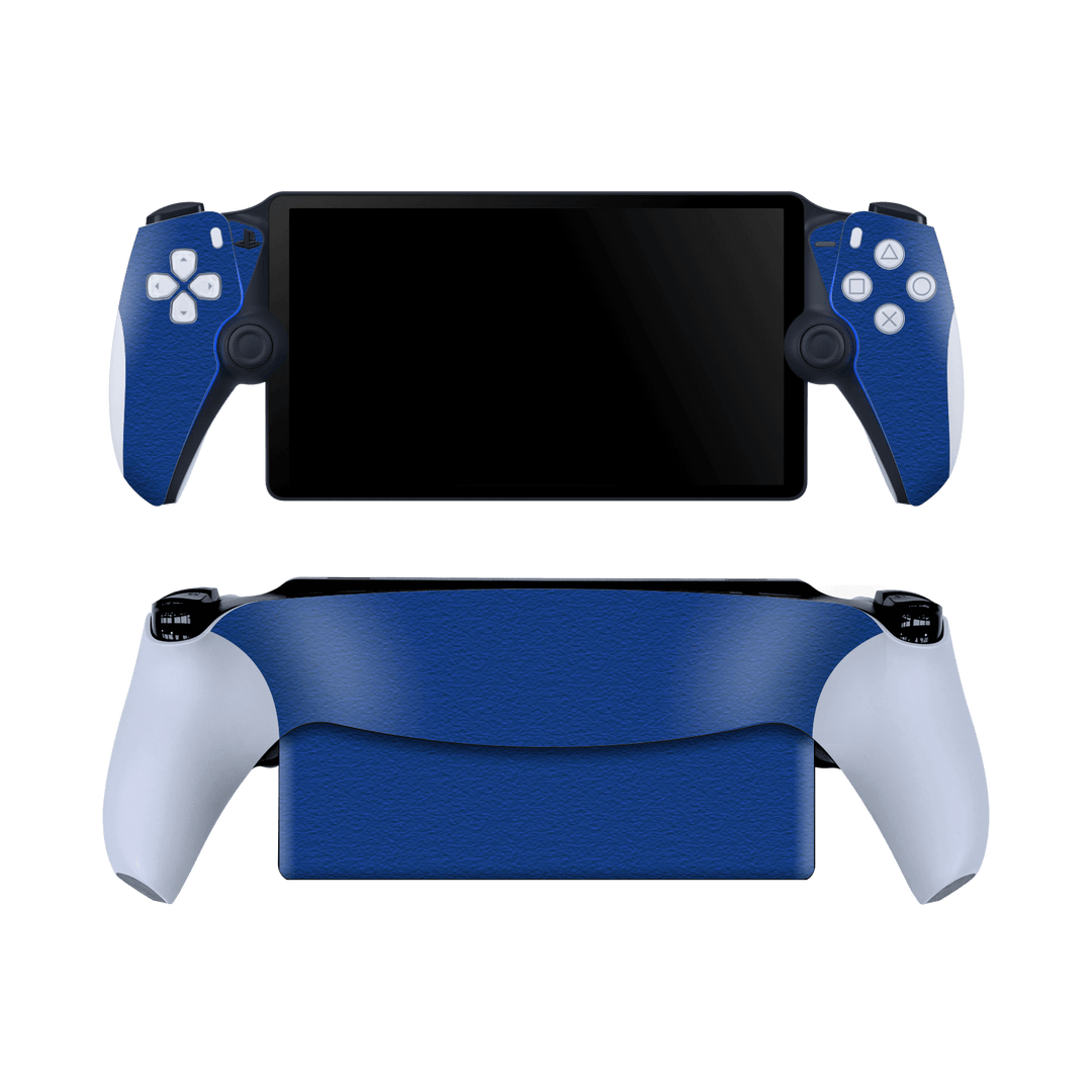 PlayStation PORTAL Luxuria Admiral Blue 3D Textured Skin Wrap Sticker Decal Cover Protector by QSKINZ | qskinz.com