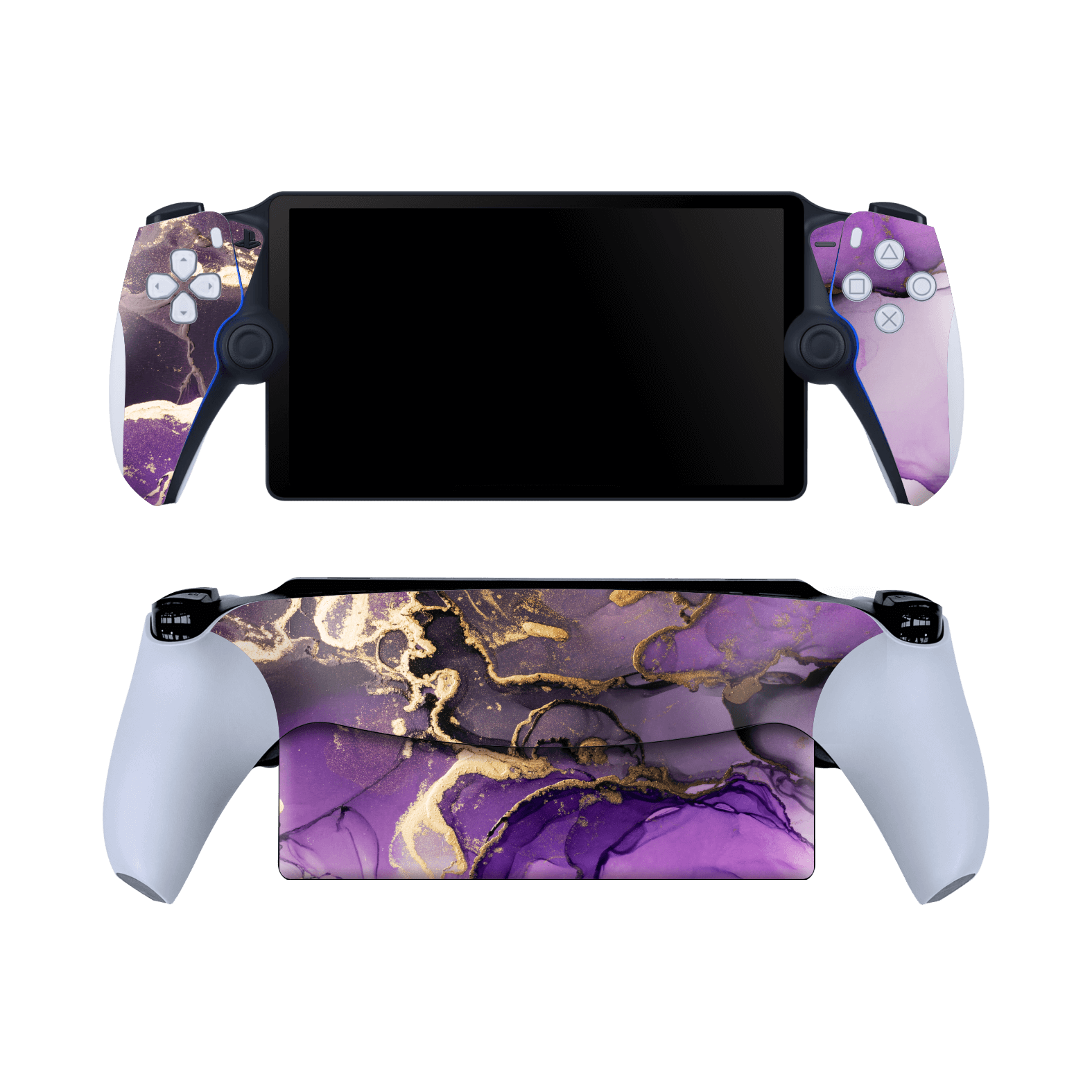 PlayStation PORTAL - SIGNATURE AGATE GEODE Purple-Gold Skin