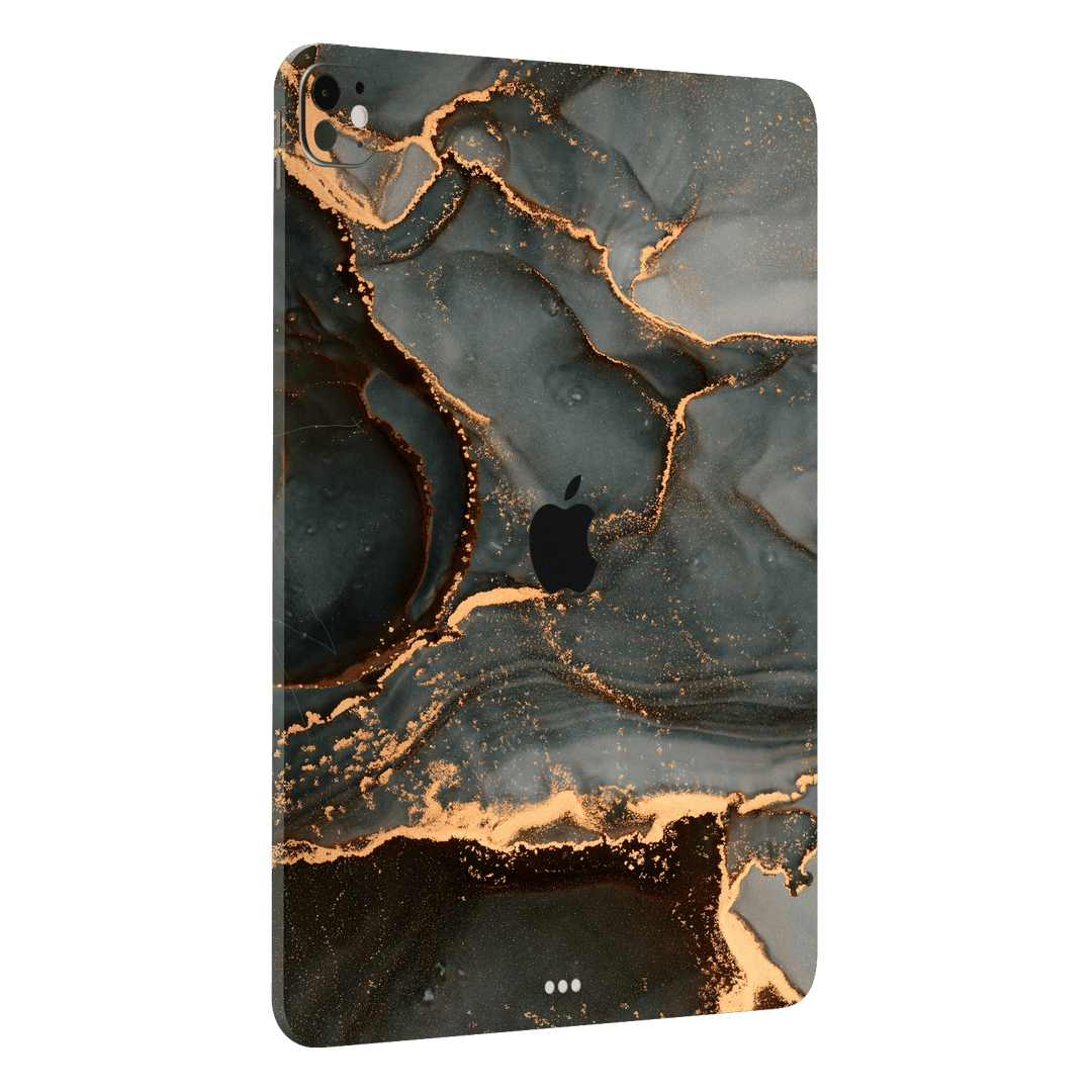 iPad Pro 11” (M4) Print Printed Custom SIGNATURE AGATE GEODE Deep Forest Skin, Wrap, Decal, Protector, Cover by QSKINZ | qskinz.com