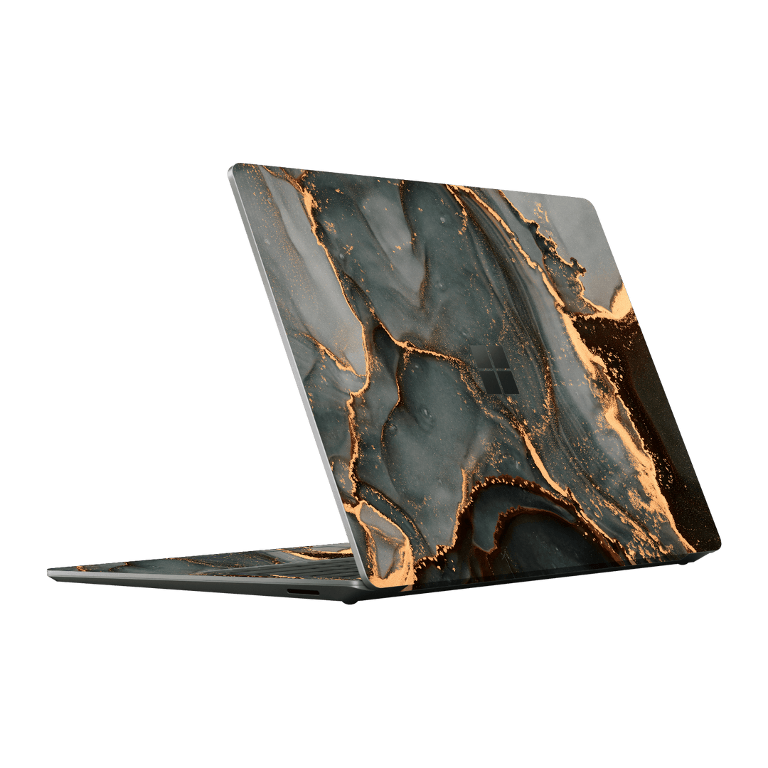 Microsoft Surface Laptop 5, 13.5” Print Printed Custom SIGNATURE AGATE GEODE Deep Forest Skin, Wrap, Decal, Protector, Cover by EasySkinz | EasySkinz.com