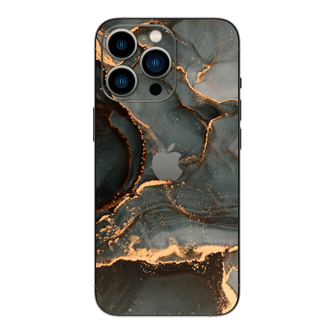 iPhone 15 PRO Print Printed Custom SIGNATURE AGATE GEODE Deep Forest Skin, Wrap, Decal, Protector, Cover by EasySkinz | EasySkinz.com