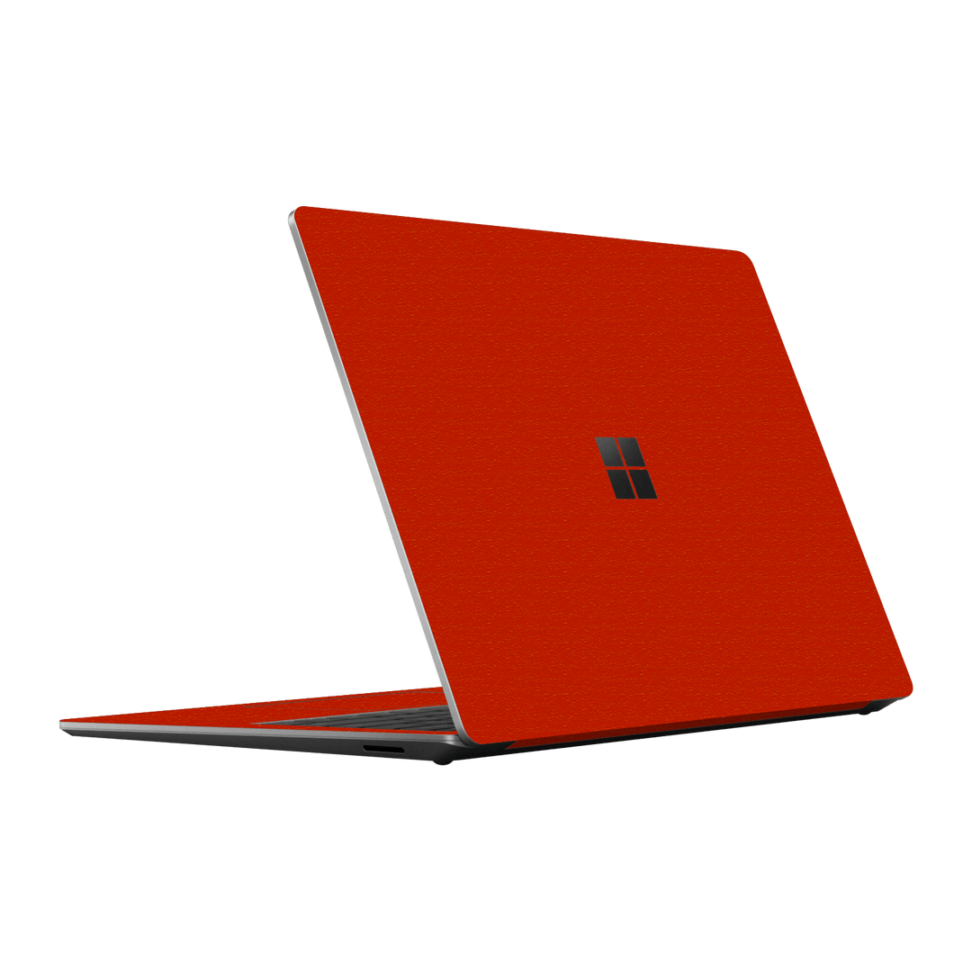 Microsoft Surface Laptop 5, 15" Luxuria Red Cherry Juice Matt 3D Textured Skin Wrap Sticker Decal Cover Protector by EasySkinz | EasySkinz.com