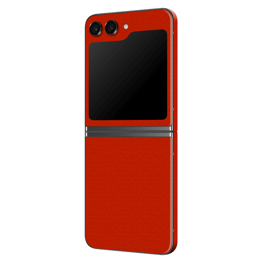 Samsung Galaxy Z Flip 5 (2023) Luxuria Red Cherry Juice Matt 3D Textured Skin Wrap Sticker Decal Cover Protector by EasySkinz | EasySkinz.com