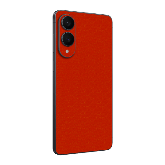 Samsung Galaxy S25 EDGE  Luxuria Red Cherry Juice Matt 3D Textured Skin Wrap Sticker Decal Cover Protector by QSKINZ | qskinz.com
