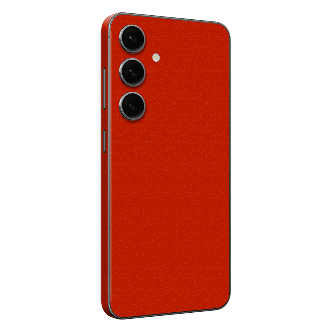 Samsung Galaxy S24 Luxuria Red Cherry Juice Matt 3D Textured Skin Wrap Sticker Decal Cover Protector by EasySkinz | EasySkinz.com