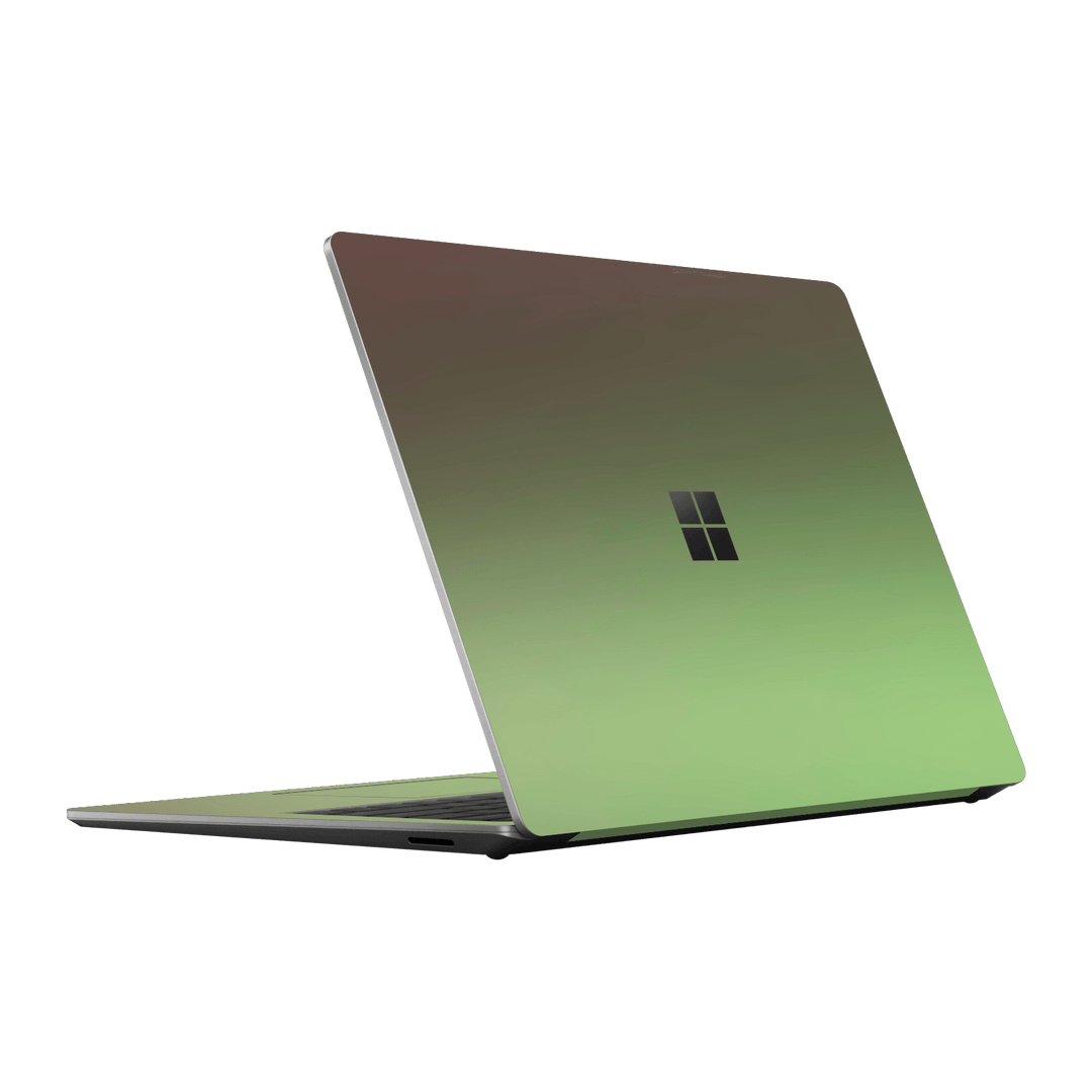 Microsoft Surface Laptop 5, 13.5” Chameleon Avocado Colour-changing Metallic Skin Wrap Sticker Decal Cover Protector by EasySkinz | EasySkinz.com
