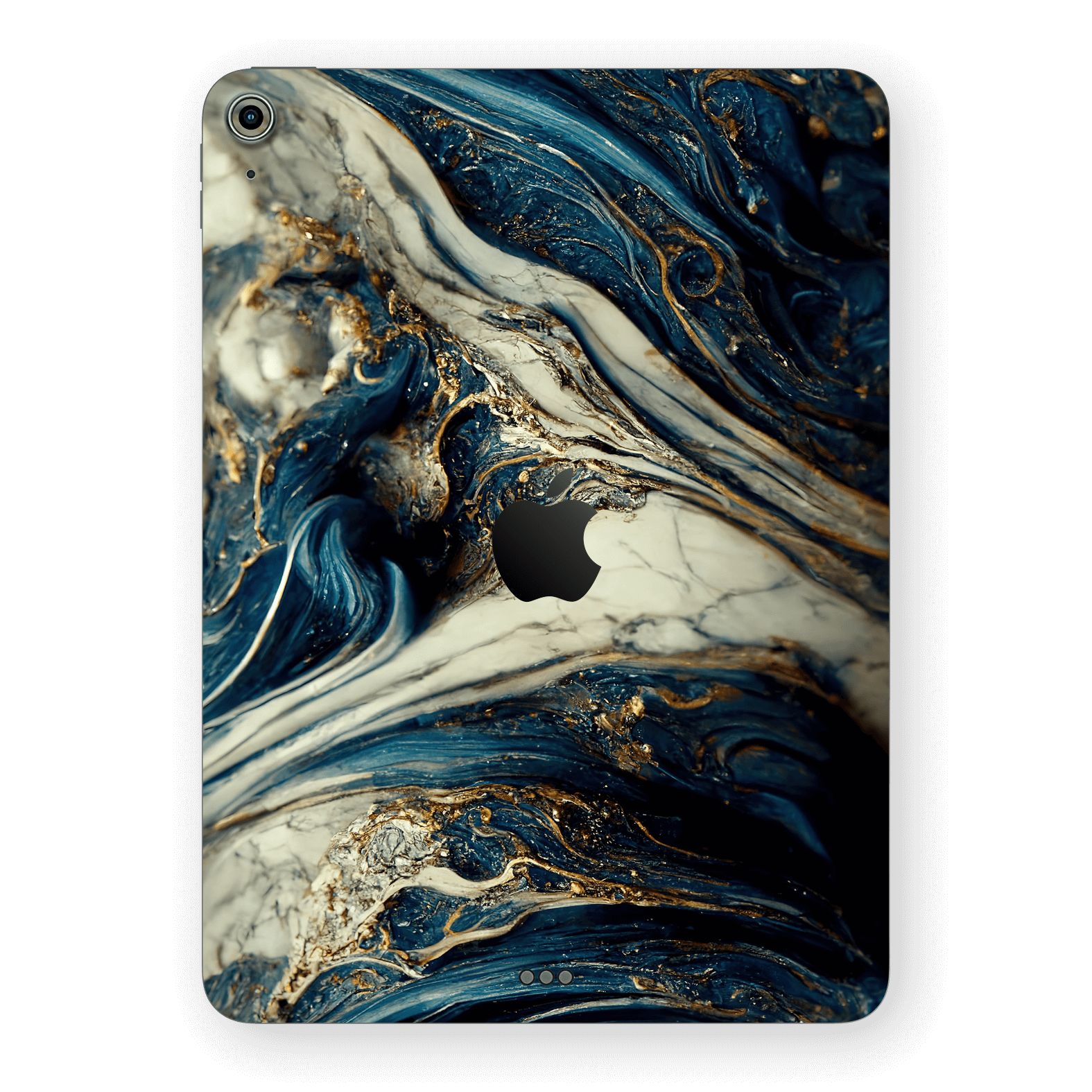 iPad AIR 4/5 (2020/2022) Printed Custom SIGNATURE Agate Geode Naia Ocean Blue Stone Skin Wrap Sticker Decal Cover Protector by EasySkinz | EasySkinz.com